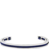 Pig & Hen - Stahl-Armbänder - Navy | Silver Navarch 6 mm
